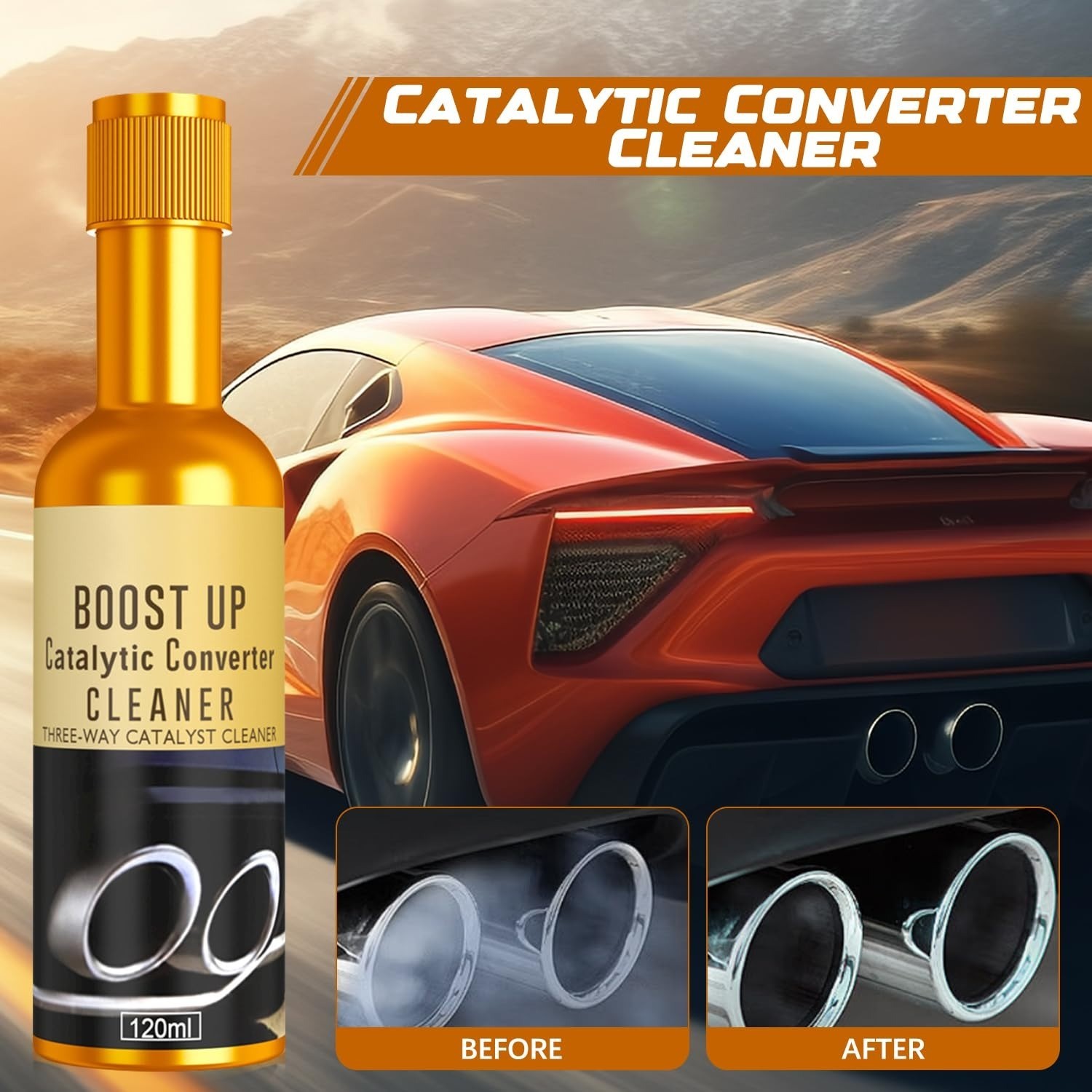 Timeno Catalytic Converter Cleaner 3 Pack Fuel System Treatment