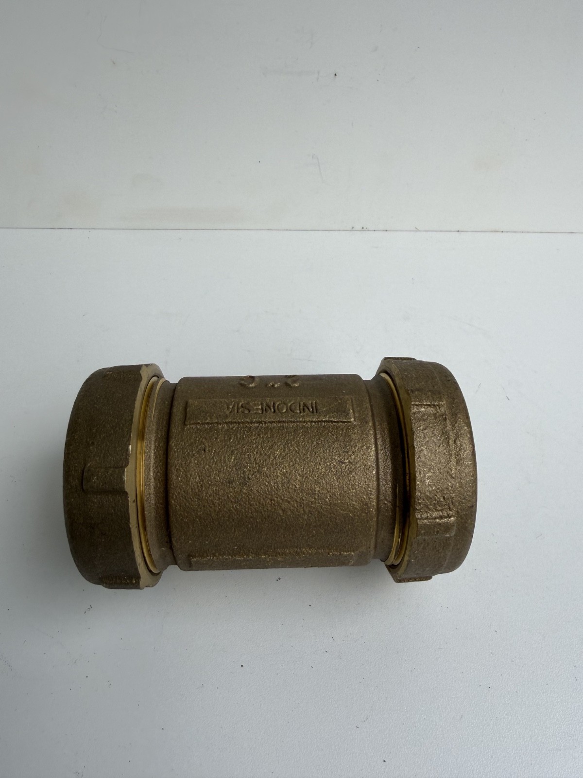 2″ C Brass Compression Coupling Pipe Repair Fitting Copper Tube Size Indonesia