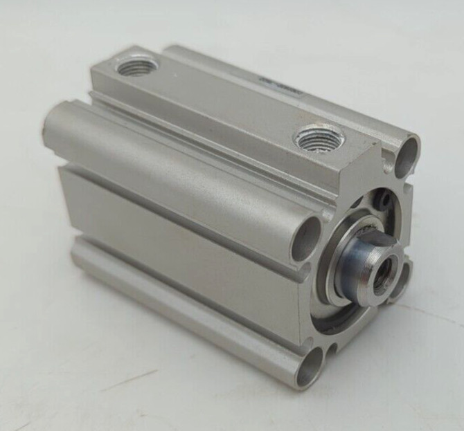 SMC CDQ2B32-35DZ compact double acting, single rod cylinder Used