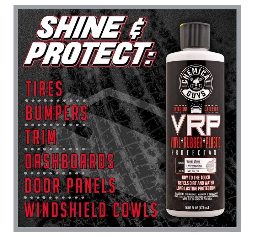 Chemical Guys VRP (Vinyl/Rubber/Plastic) Super Shine Dressing – 16oz (P6)