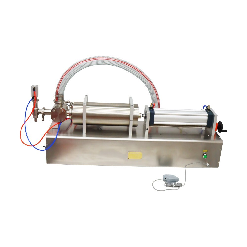 110V 1000-5000ml Paste Liquid Filling Machine Stainless Steel Pneumatic Filler