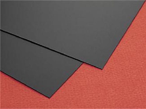 Black Polystyrene Plastic Sheet – 0.030″ Thick – 24″x24″ – Vacuum Forming