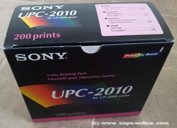 Sony UPC 2010 UPC-2010 Color (Color) Paper + Cartridge / 200 Prints / Prints