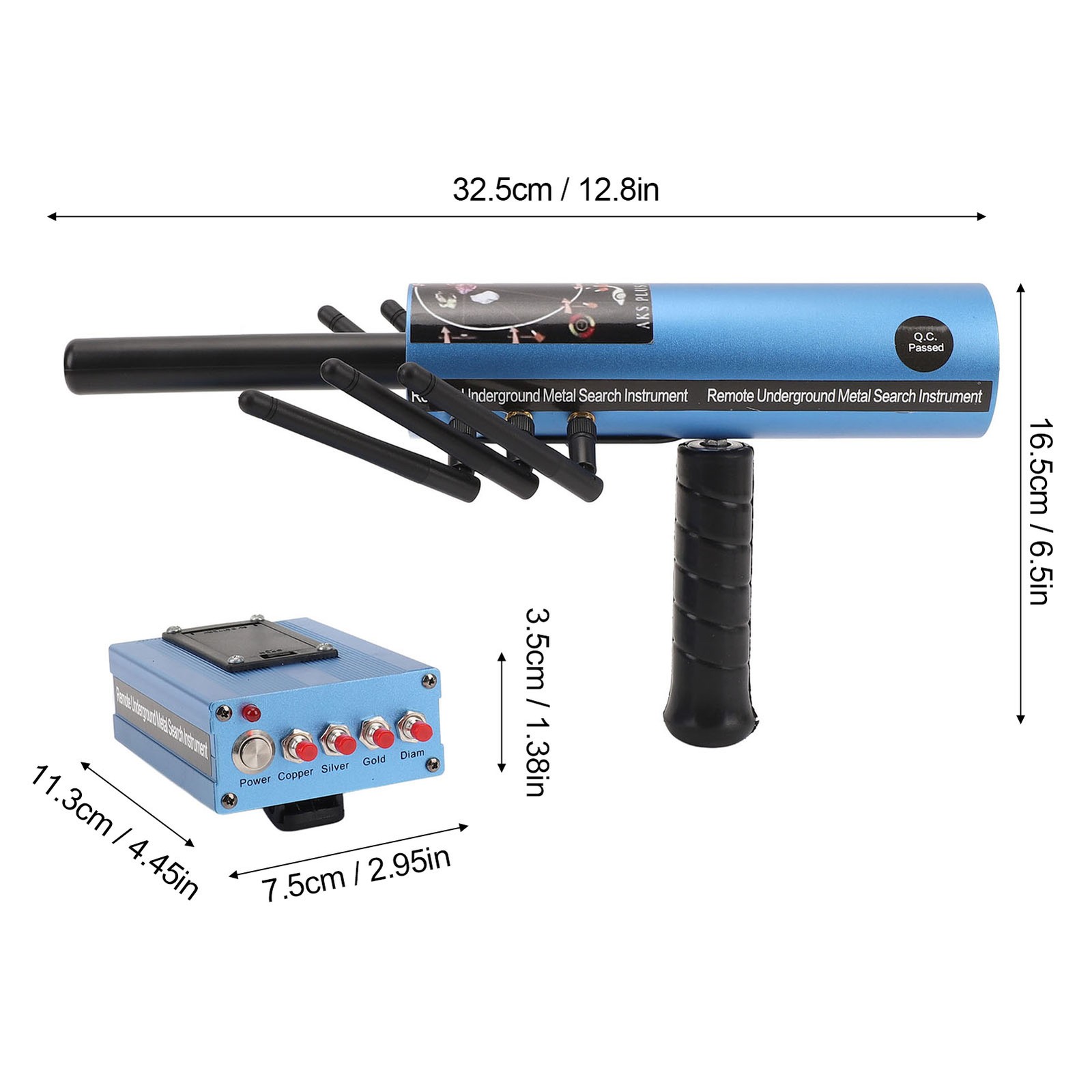 Metal Detector Remote Search System Professional Metal Finder with Self-check