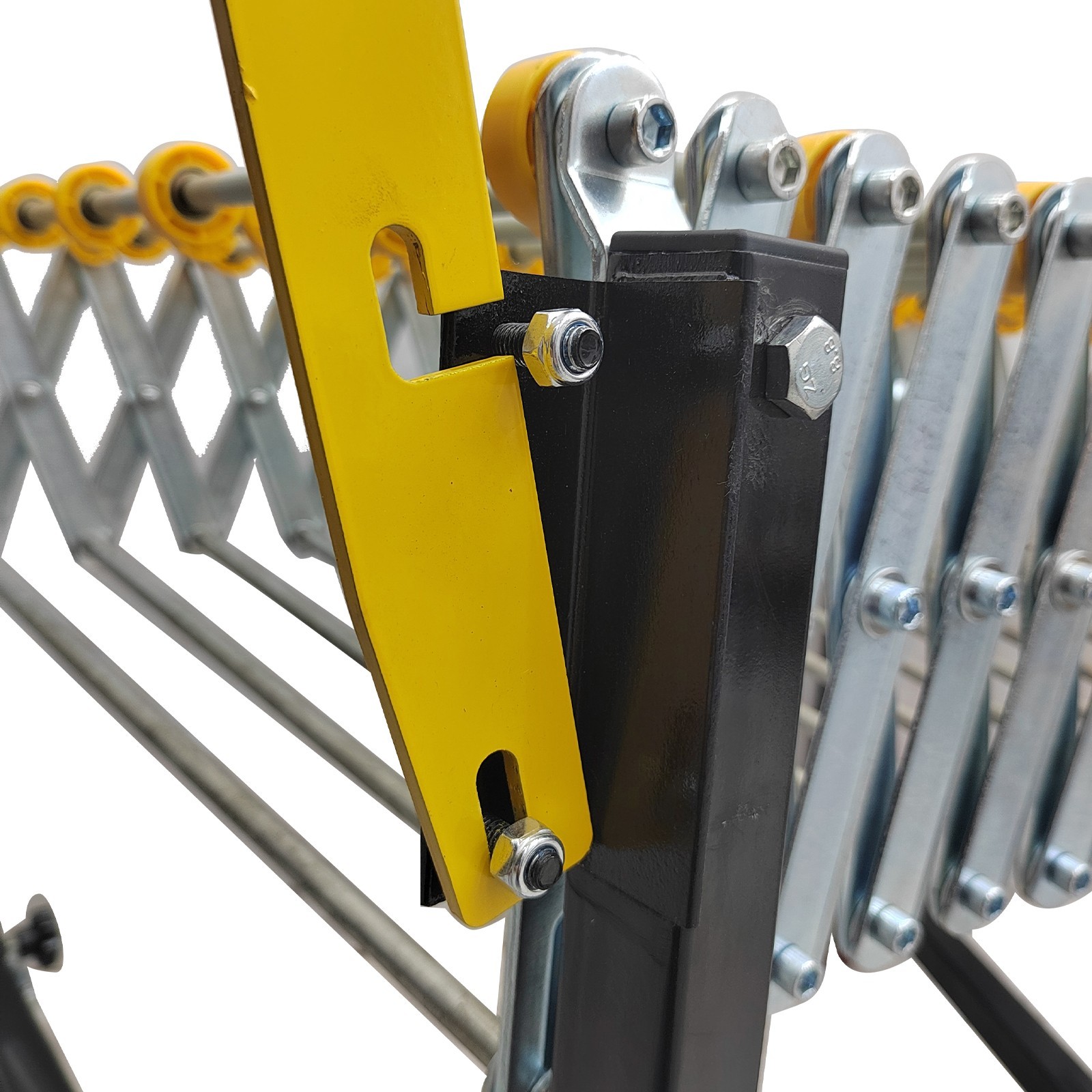 Folding Conveyor 5.1-19.66ft Length Unpowered Roller Conveyors 23.6″ Width