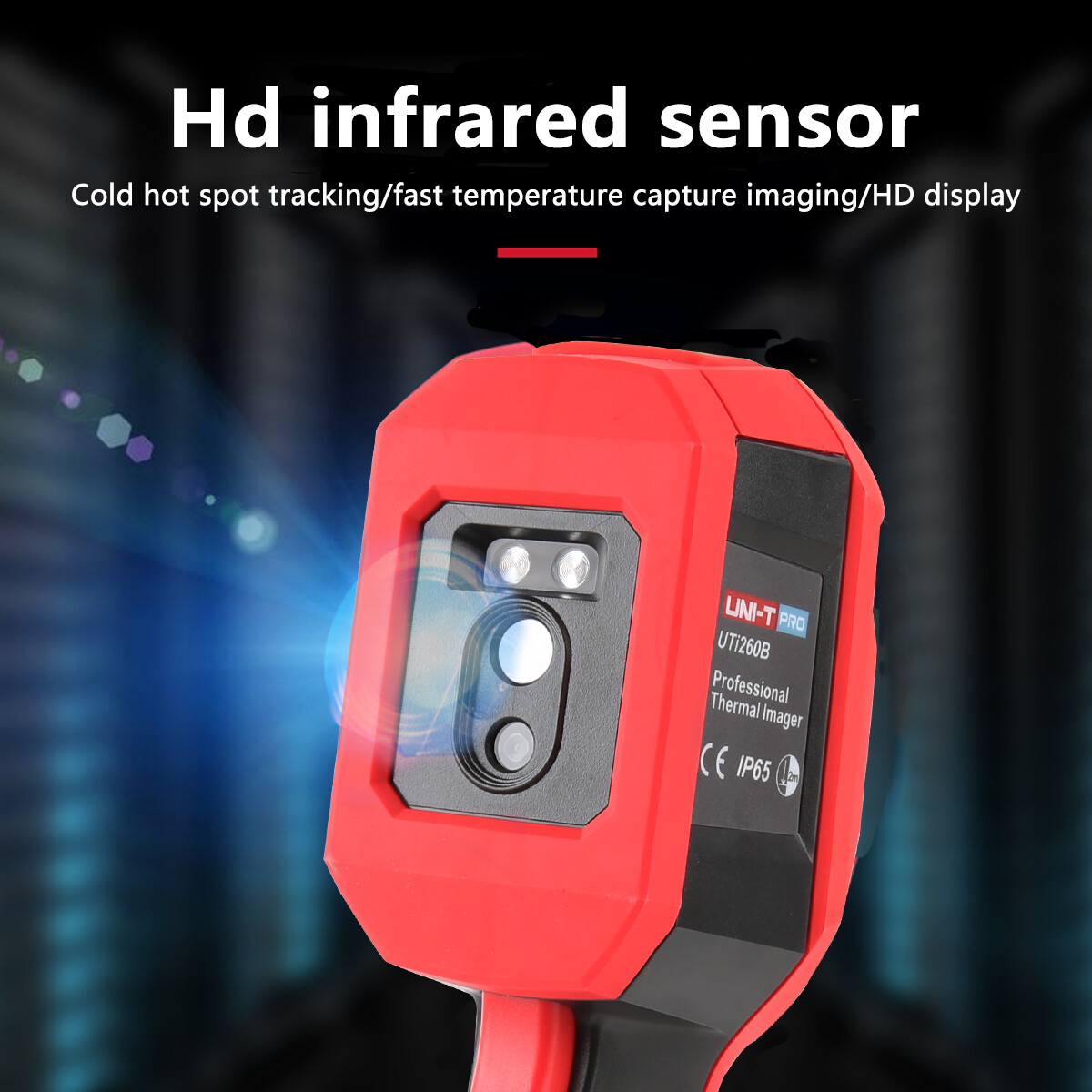 UTi260B Heavy Duty Thermal Camera -20℃~550℃ Image Capture 7 Palettes PC IP65