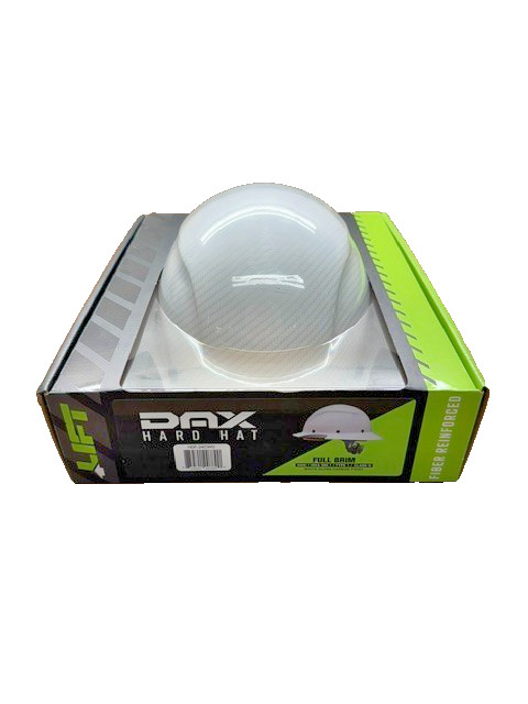 LIFT Safety HARD HAT, NEW! HDF-24CWG DAX Carbon Print GLOSS White