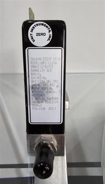 Unit Instruments UFC-1110A Mass Flow Controller, 20 SLM 02
