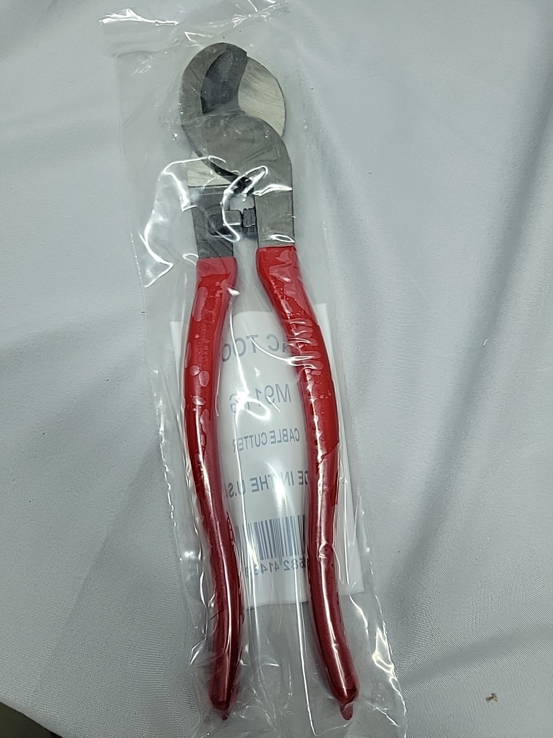Mac Tools Soft Metal Cable Cutters Tool Genuine OEM M911G 9″ Red Grip NEW USA
