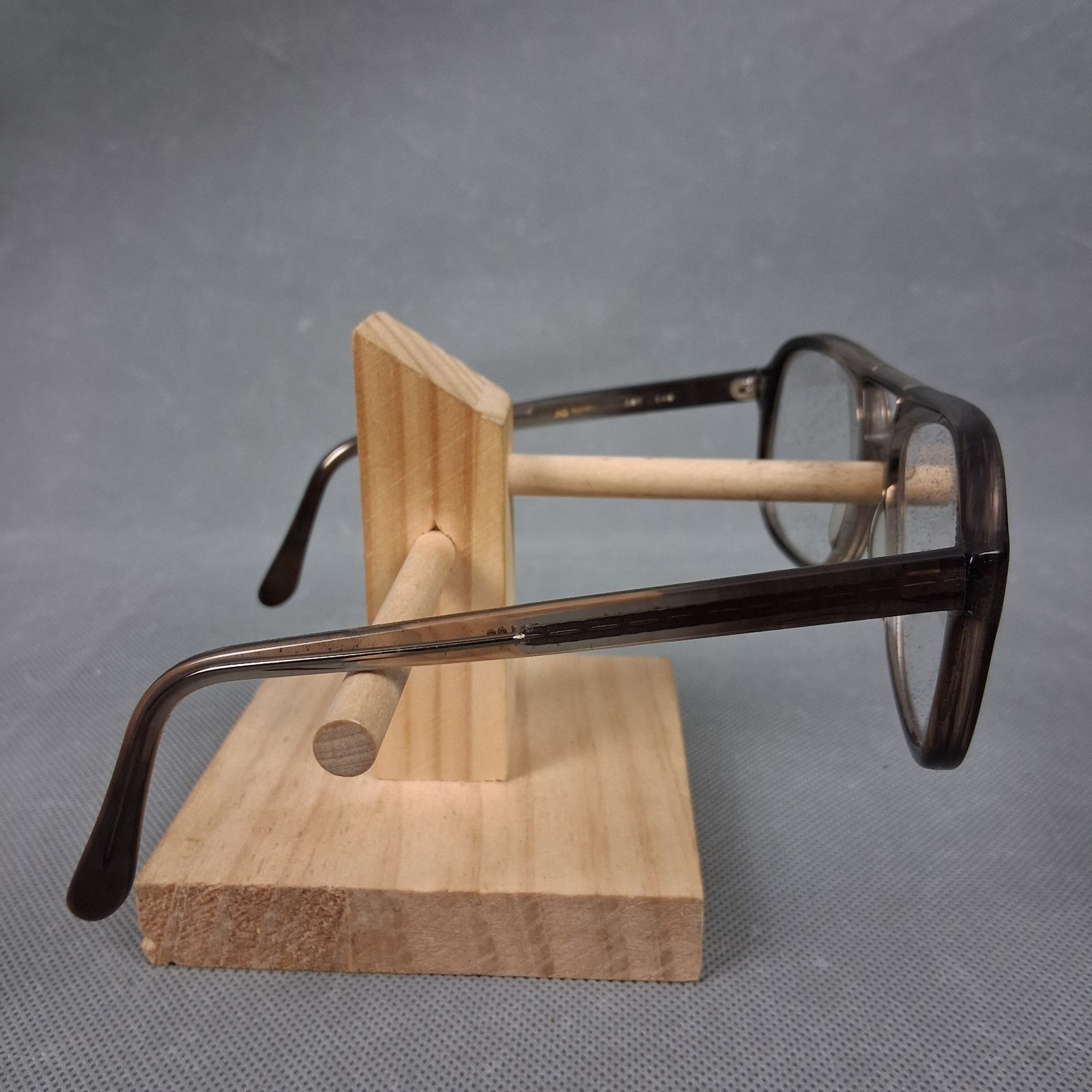 Vintage American Optical Z87 EC 100 Eyeglasses Frame 55 18 145mm Gray AO Safety