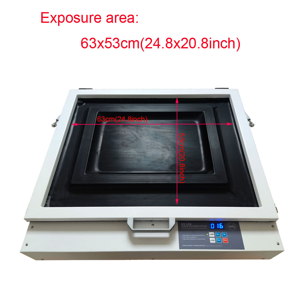 Local Pickup QOMOLANGMA Tabletop Precise 20″x24″ 80W Vacuum LED UV Exposure Unit