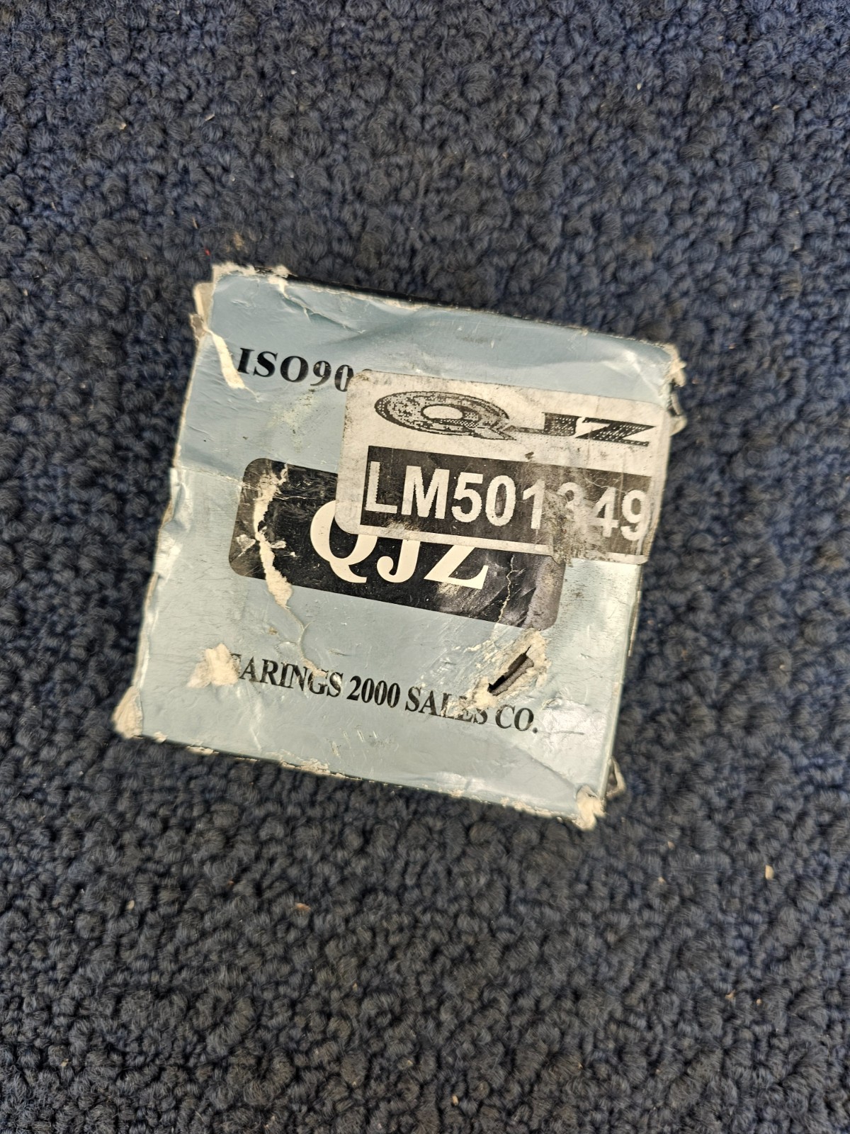 (QTY 2) QJZ LM501349: Cone Cup Tapered Roller Bearing 1.625″ x 2.89″ x 0.77″