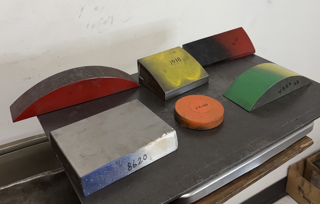 30.10 lbs Misc Carbon & Alloy Steel Cutoff Lot – Mixed Grades (6 PC LOT)
