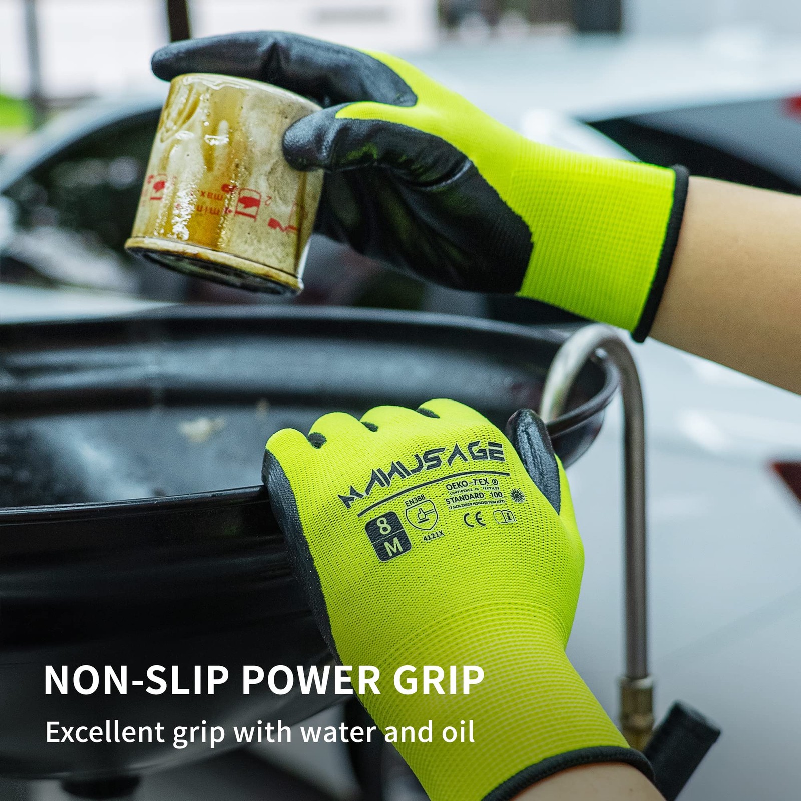 Safety Work Gloves – Protective Glove for Men & Women – Ultrathin Hand Protec…