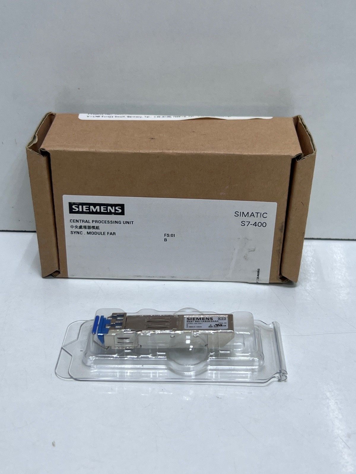 Siemens Simatic S7-400 Central Processing Unit 6ES7960-1AB06-0XA0