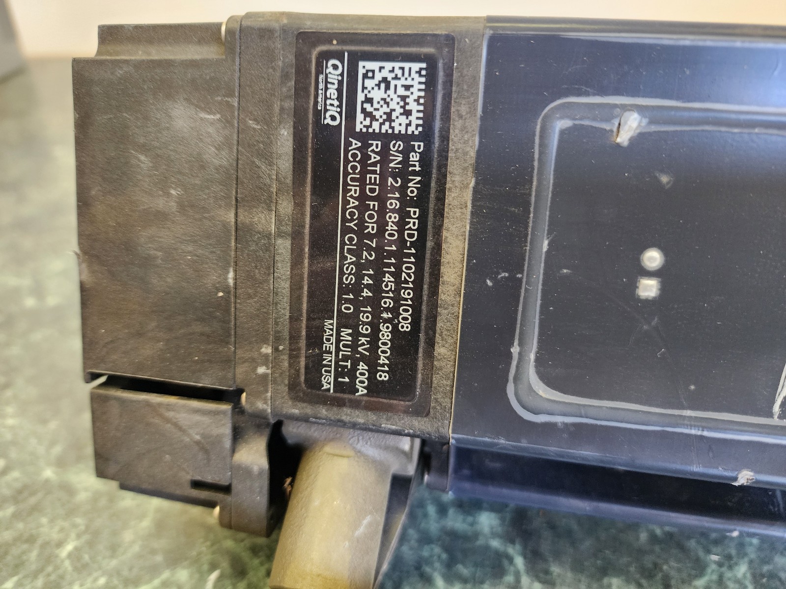 Untested QinetiQ LineWatch Medium Voltage 4 Sensor PRD-1102191008 – For Parts