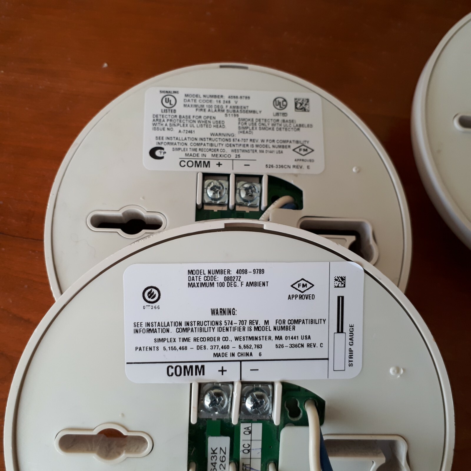 SIMPLEX FIRE DETECTOR BASE 4098-9792 **Free Ship**