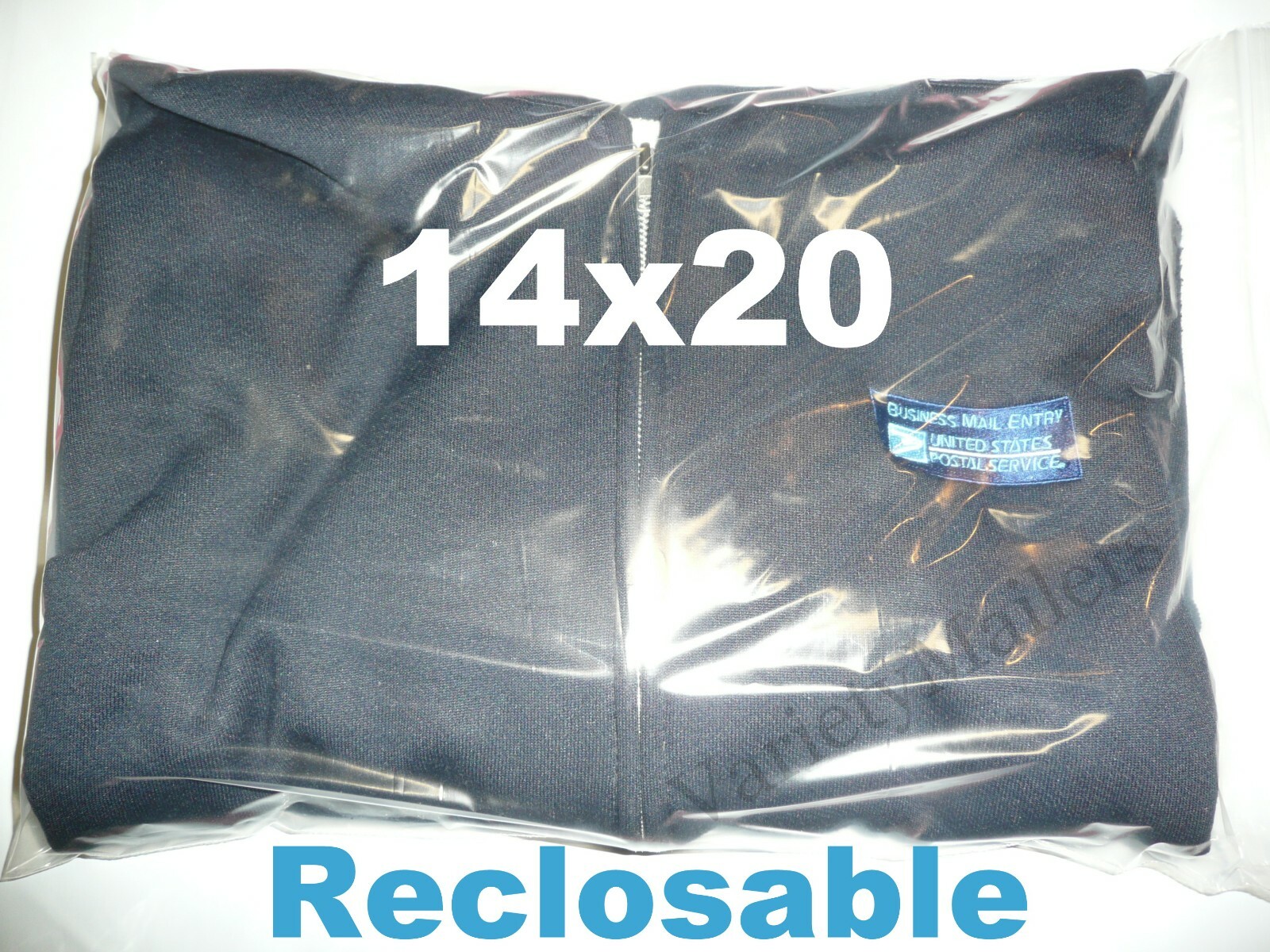 18 EXTRA LARGE 14”x 20” Reclosable Seal-Top Clear 2 Mil Merchandise Bags 14×20