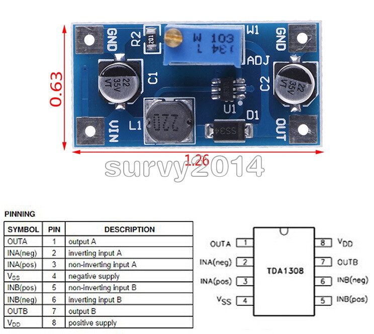 2A DC-DC Boost Step up Volt Converter Power Supply 2V-24V to 3v 5v 6v 9v 12v 19v