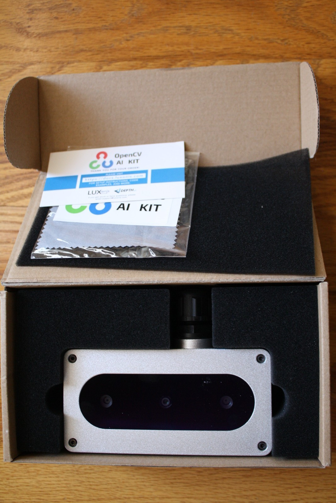 Luxonis OAK-D POE left & right cameras IP67 enclosure RJ45 ethernet cord