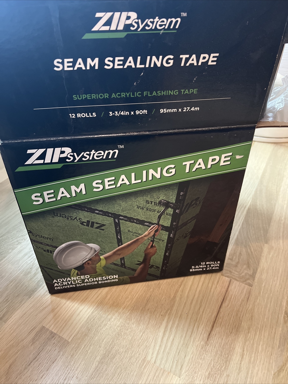 Zip System Flashing Tape 2 (TWO) Rolls 3-3/4″x 90’