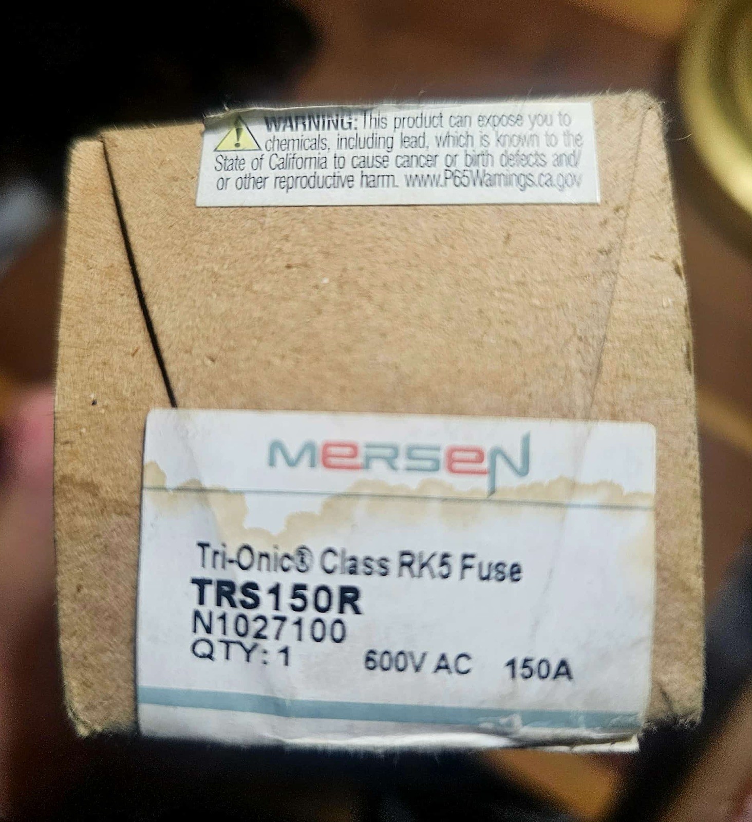 NOS Mersen Ferraz Shawmut TRS150R 150A 600V Dual Element Time Delay RK5 Fuse