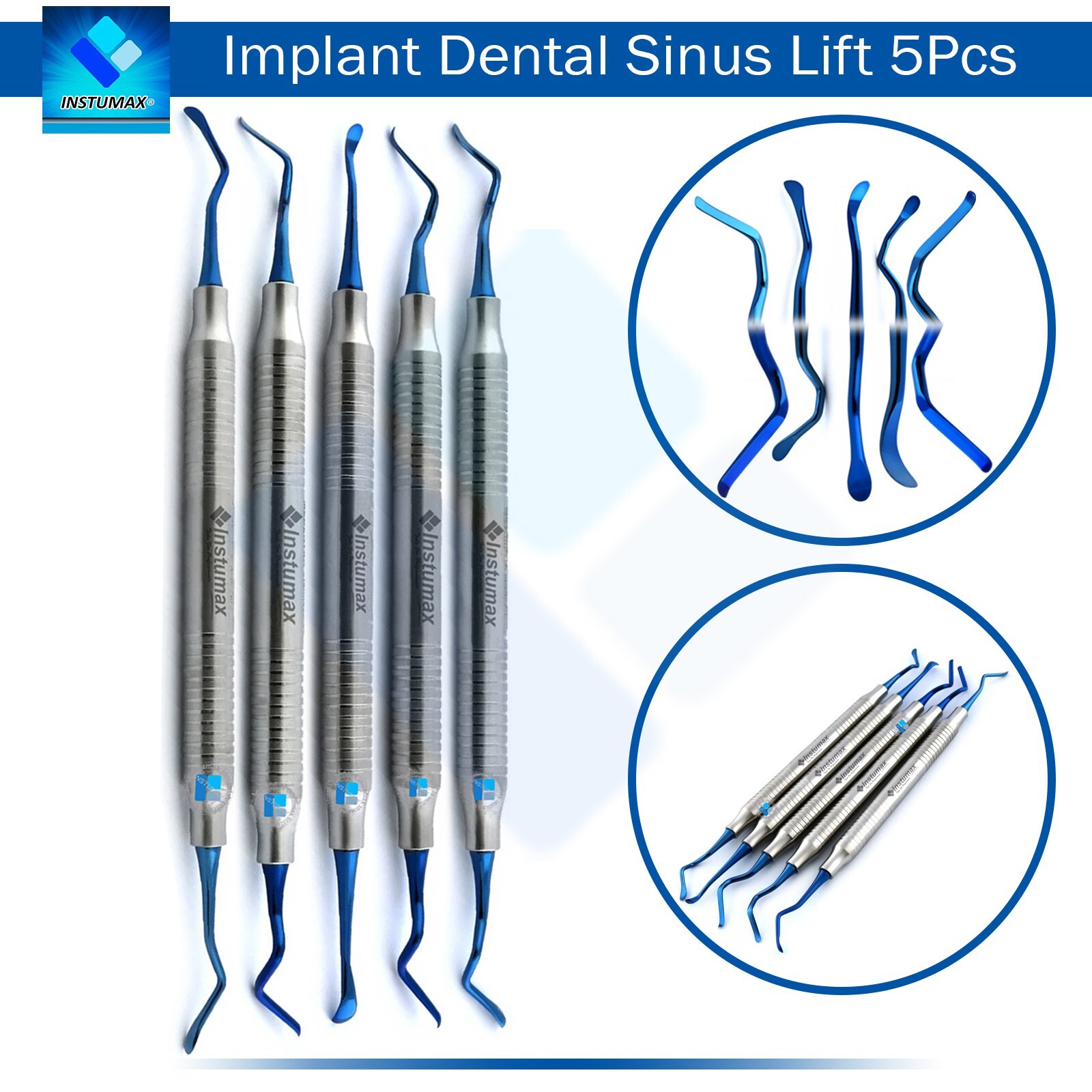 Vista Dental Tunneling Kit Sinus Lift Gum Elevators Tissue Grafting Implant Tool
