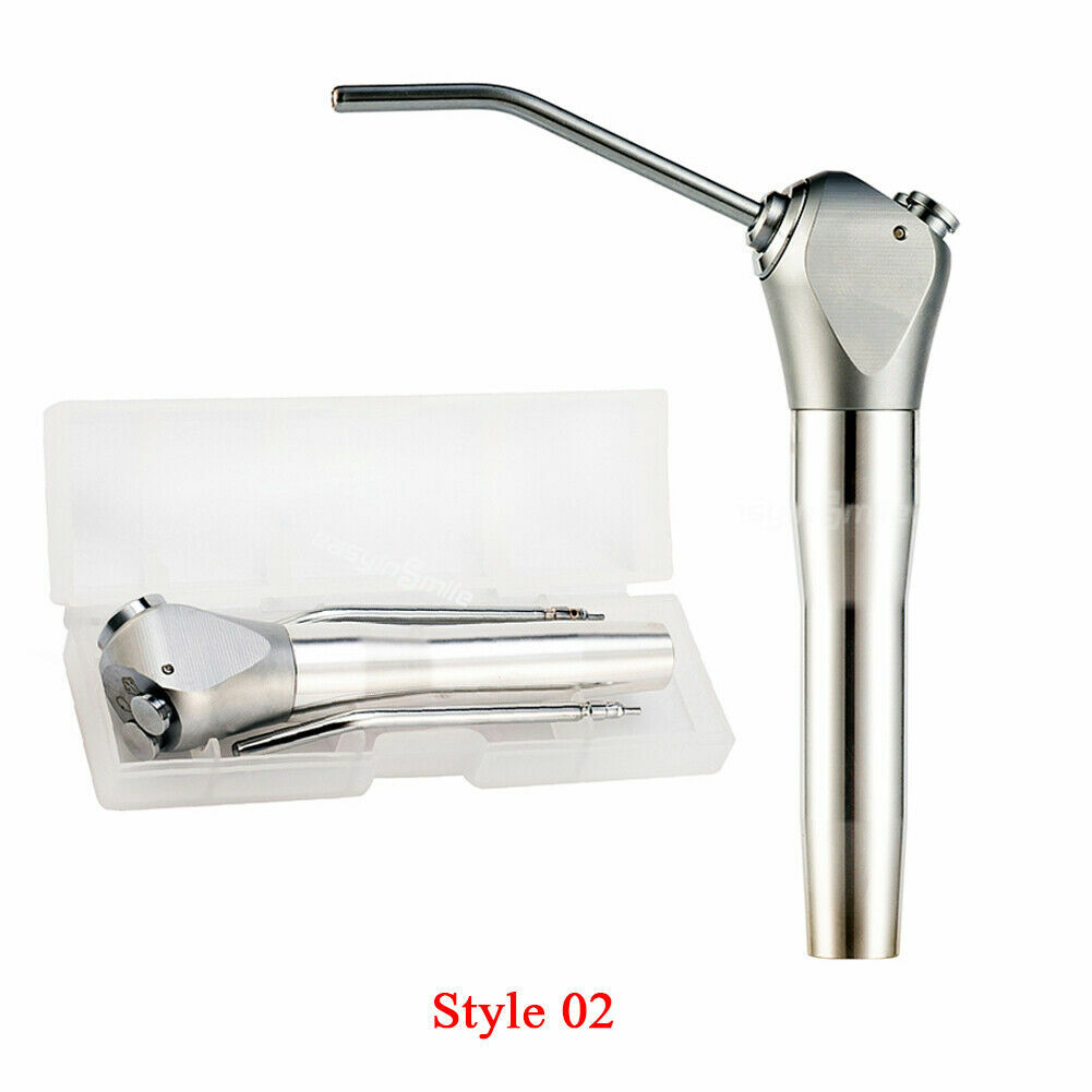 1Set Dental 3 Way Air Water Spray Triple Way Syringe Handpiece & 2 Nozzles Tips