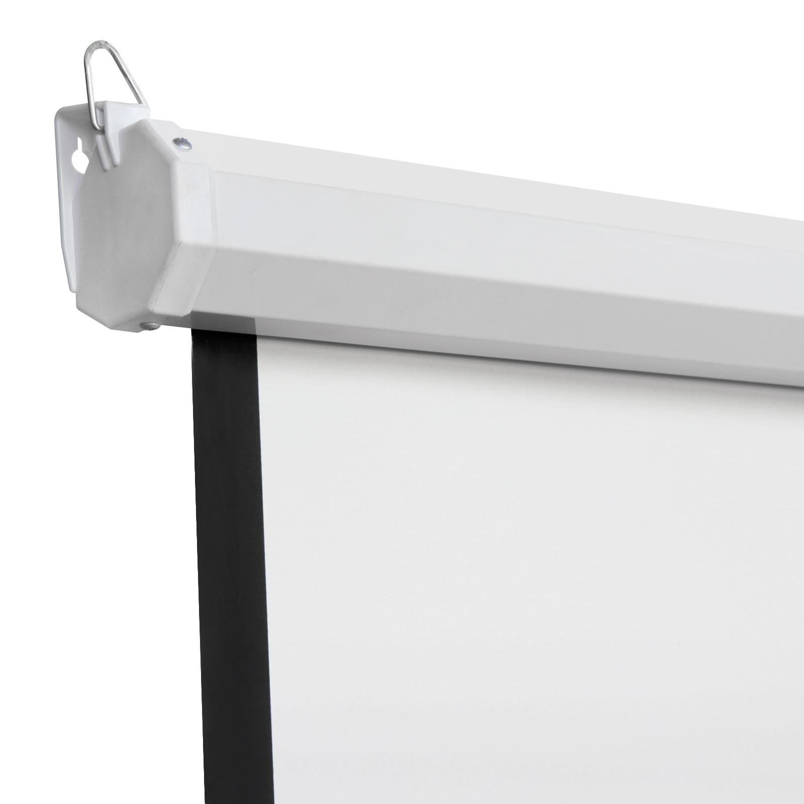 120» Projector Screen Projection Screen Manual Pull Down HD Screen 1:1 Format