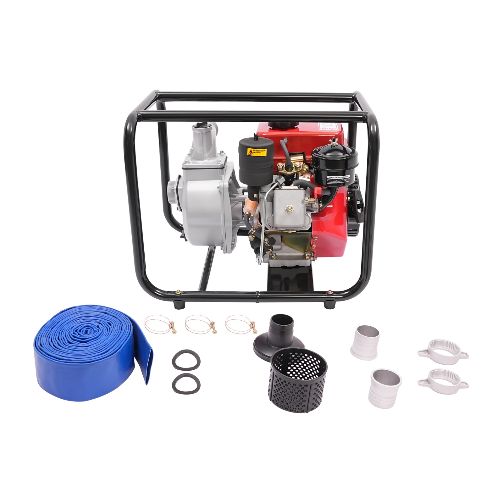 196CC 4-Strok Diesel Water Pump 2.3 kW Air Cooling Water Transfer Pump Modern