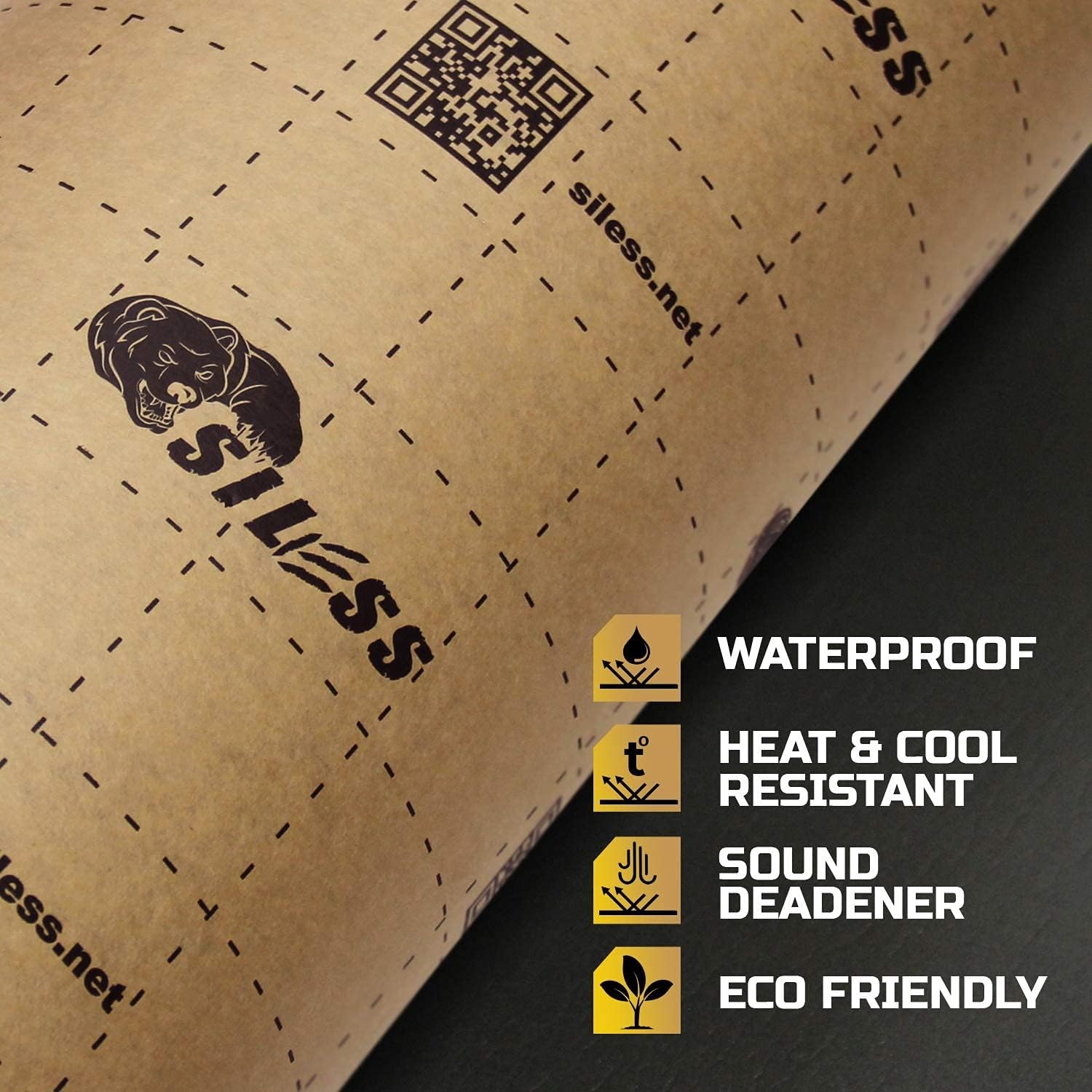 157mil (4mm) 36 Sqft Car Sound Deadening Mat with PE Foam Heat Shield Insulation