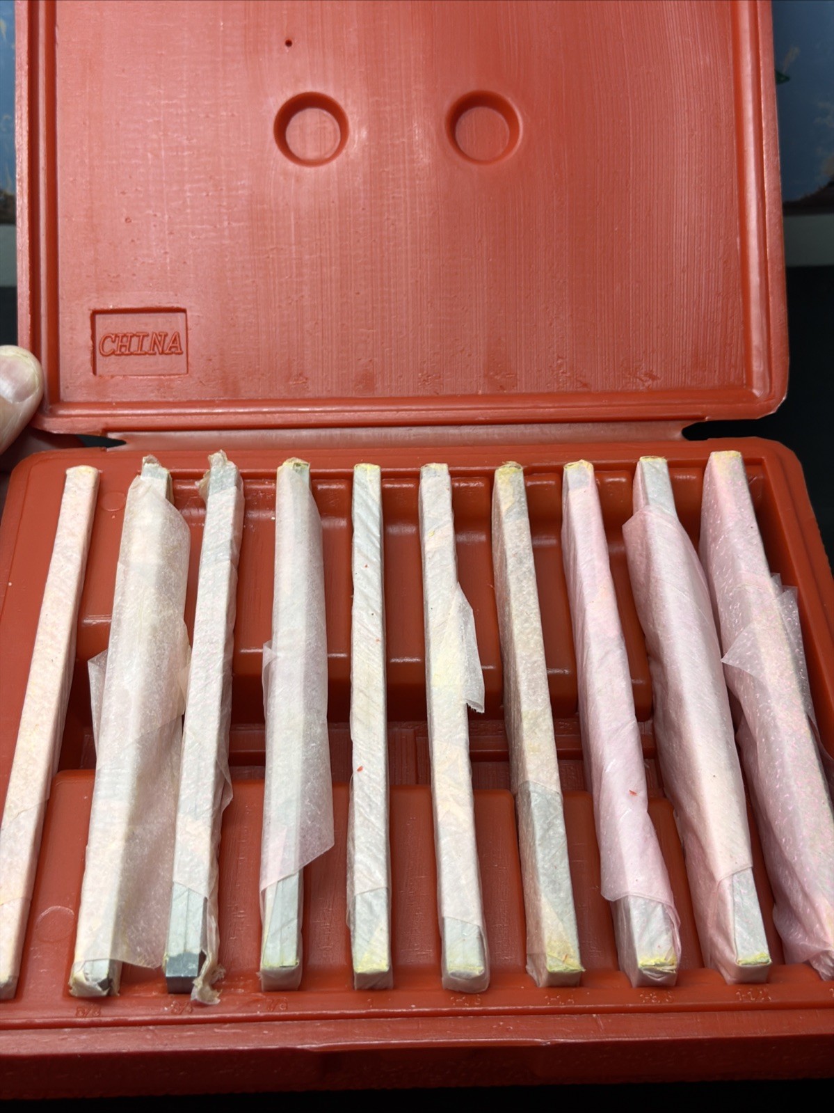 10 Pairs Thin Parallel Bar Set 1/8 x 6” Straightedge Bar Block 1/2 to 1-5/8 ”