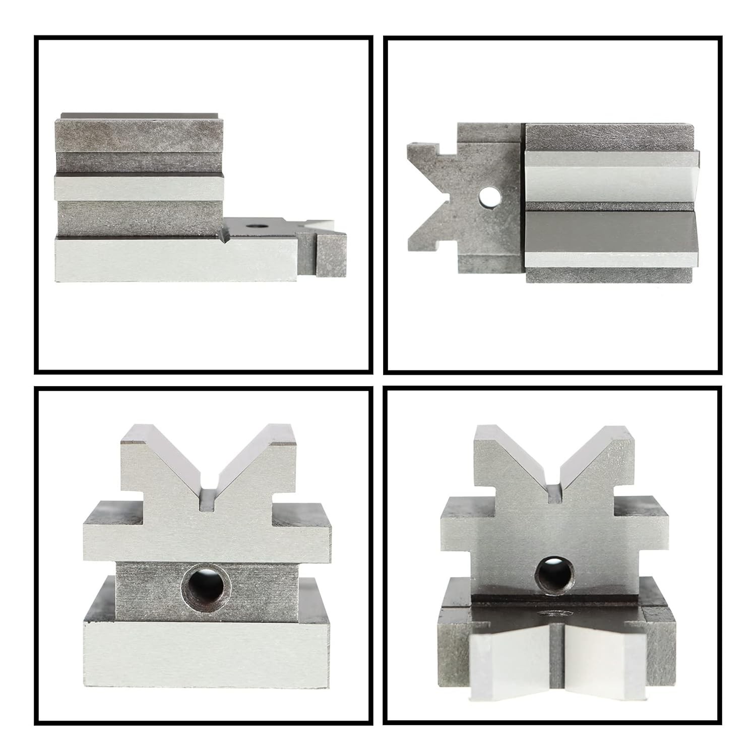 waltyotur V-Block Hardened Steel Full Angle Fixtures Accurate to 0.0003 Inch for