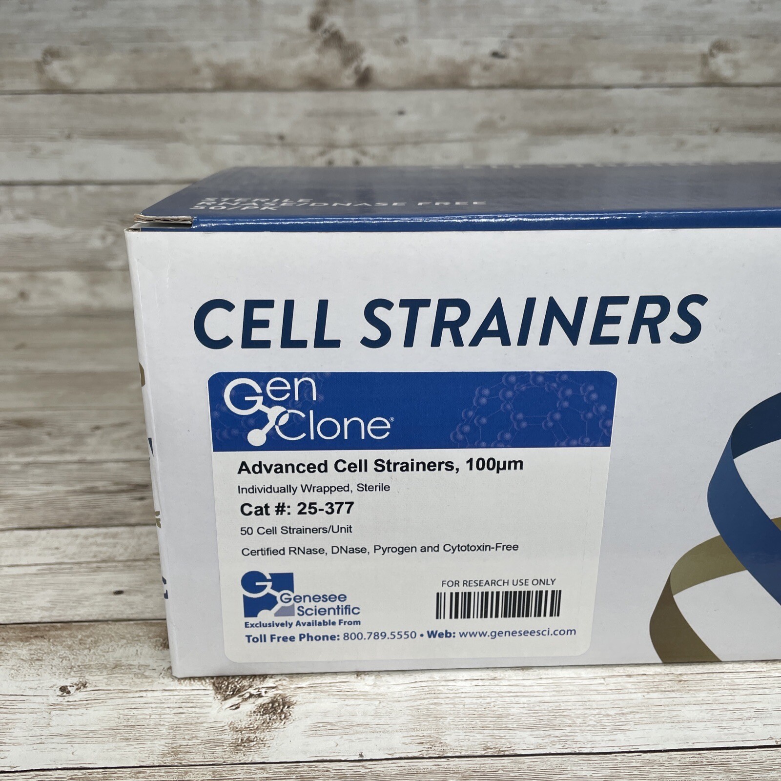 Gen Clone Advanced CELL STRAINERS #25-377, 100μm (50 Units) *See Date*
