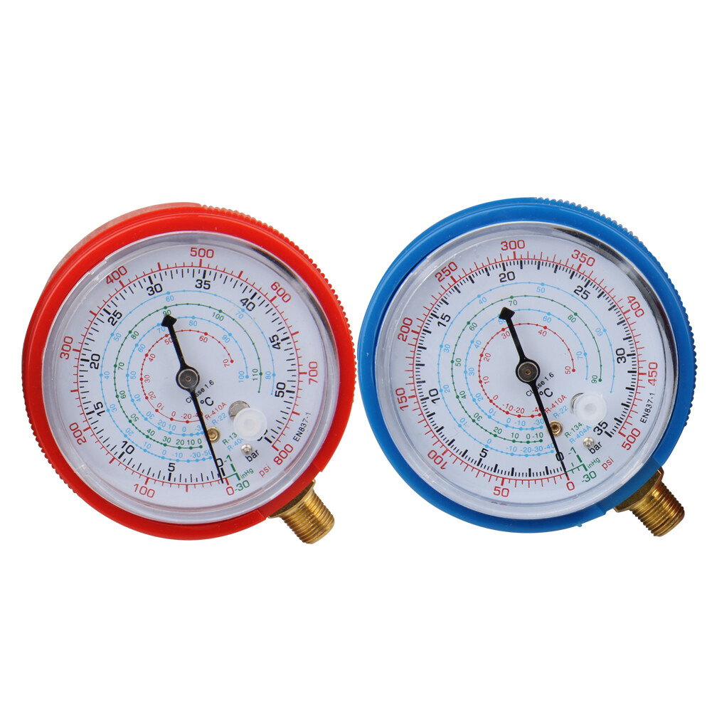 HVAC A/C Air Refrigeration High & low pressure gauge Set