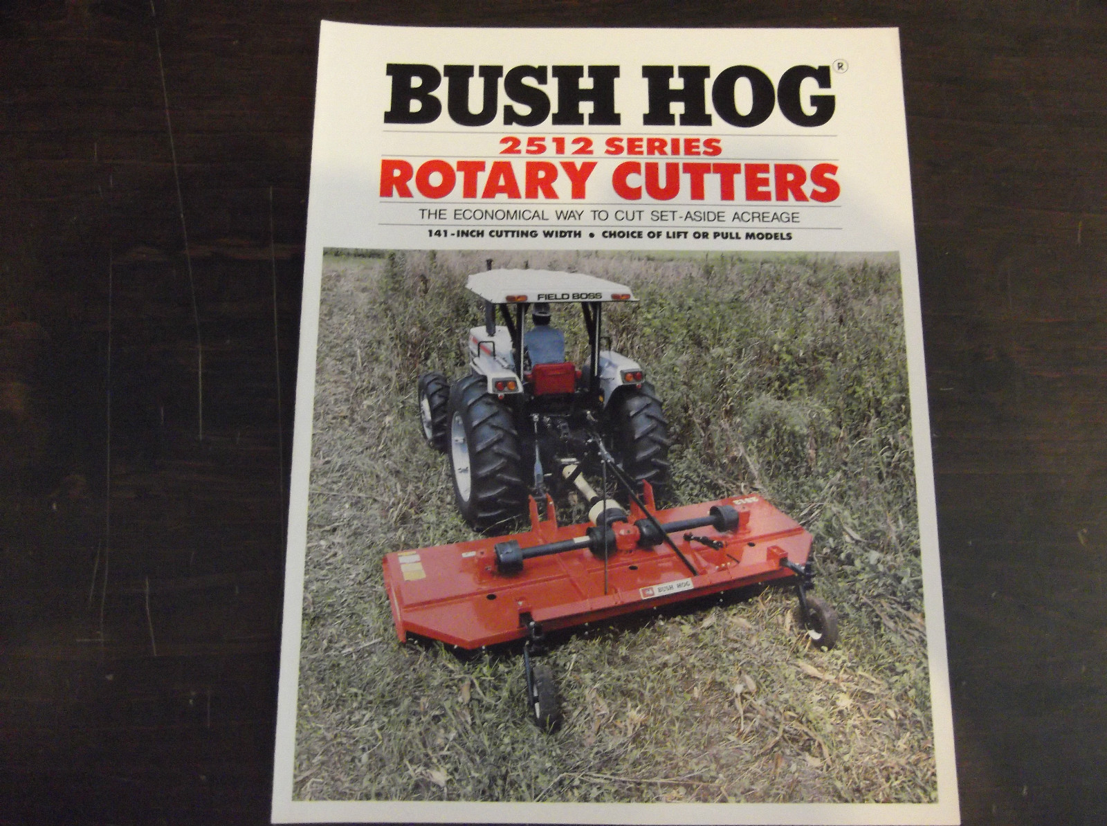 BUSH HOG 2512 SERIES ROTARY CUTTERS BROCHURE