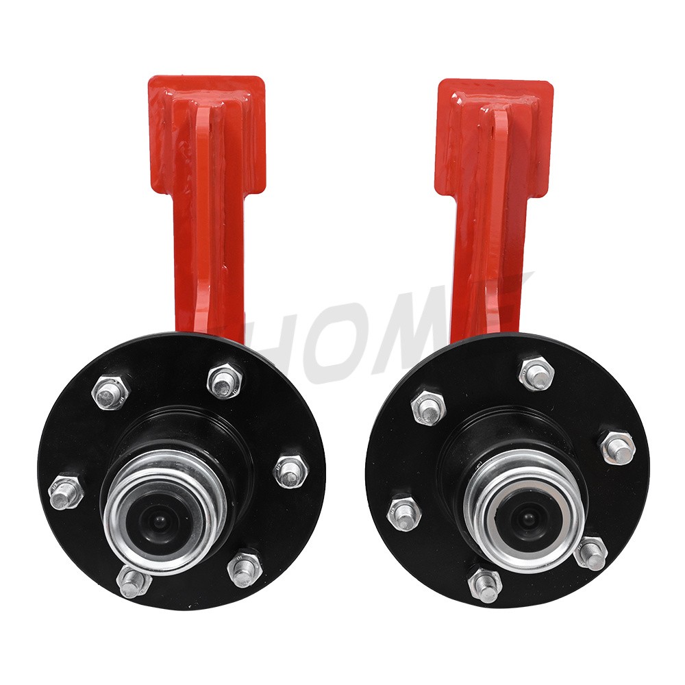 2Pack Shipping Container Wheels 6×5.5 Lug Wheels Kit with Ratchet Strap NEW