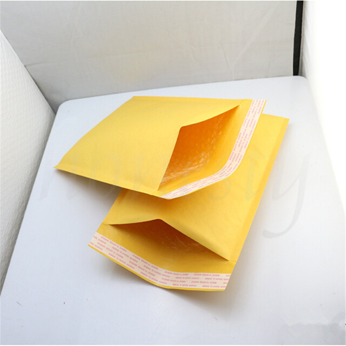 30/50pcs Yellow Kraft Bubble Mailers Padded Envelopes Shipping Bags Self Seal