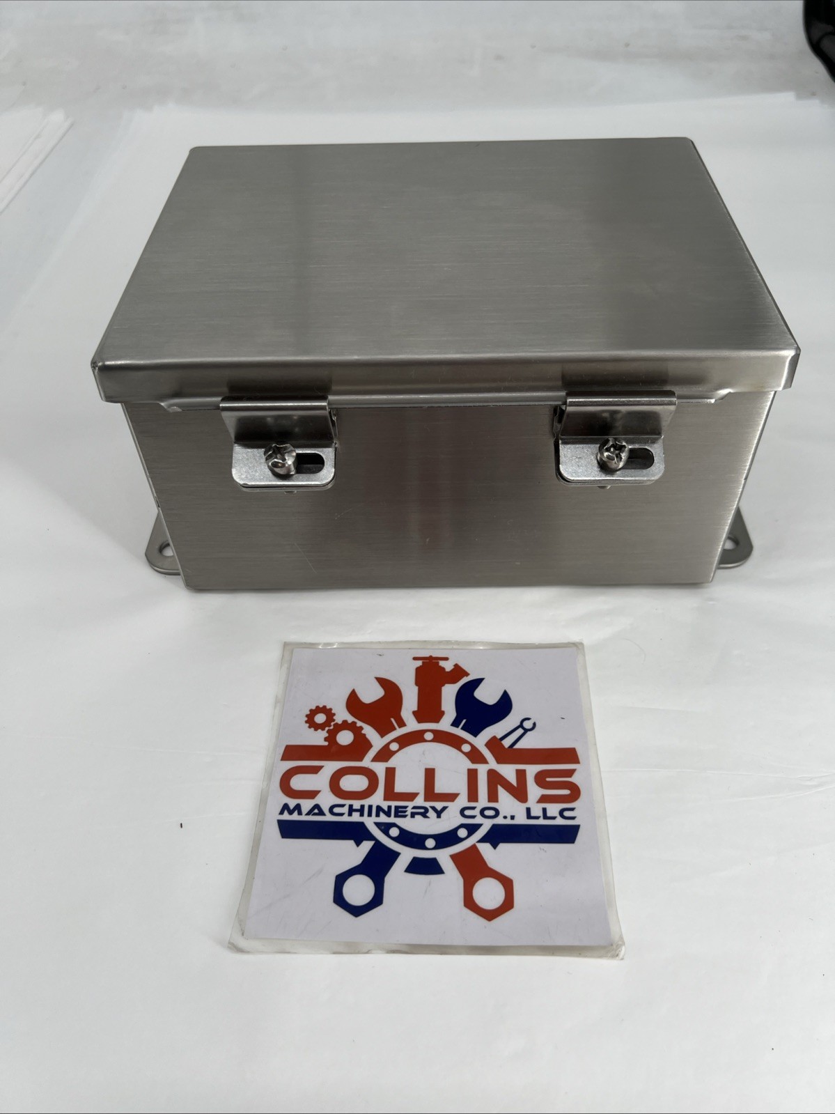 Nvent Hoffman A8064CHNFSS, SS JIC BOX, Type 4X, 8x6x4, Stainless 304, NEMA 3RX