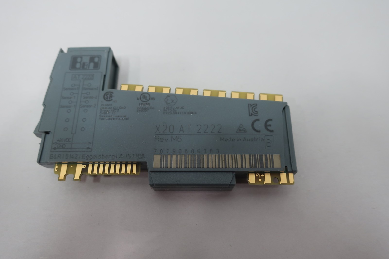 B&r X20 AT 2222 Temperature Input Module 24v-dc