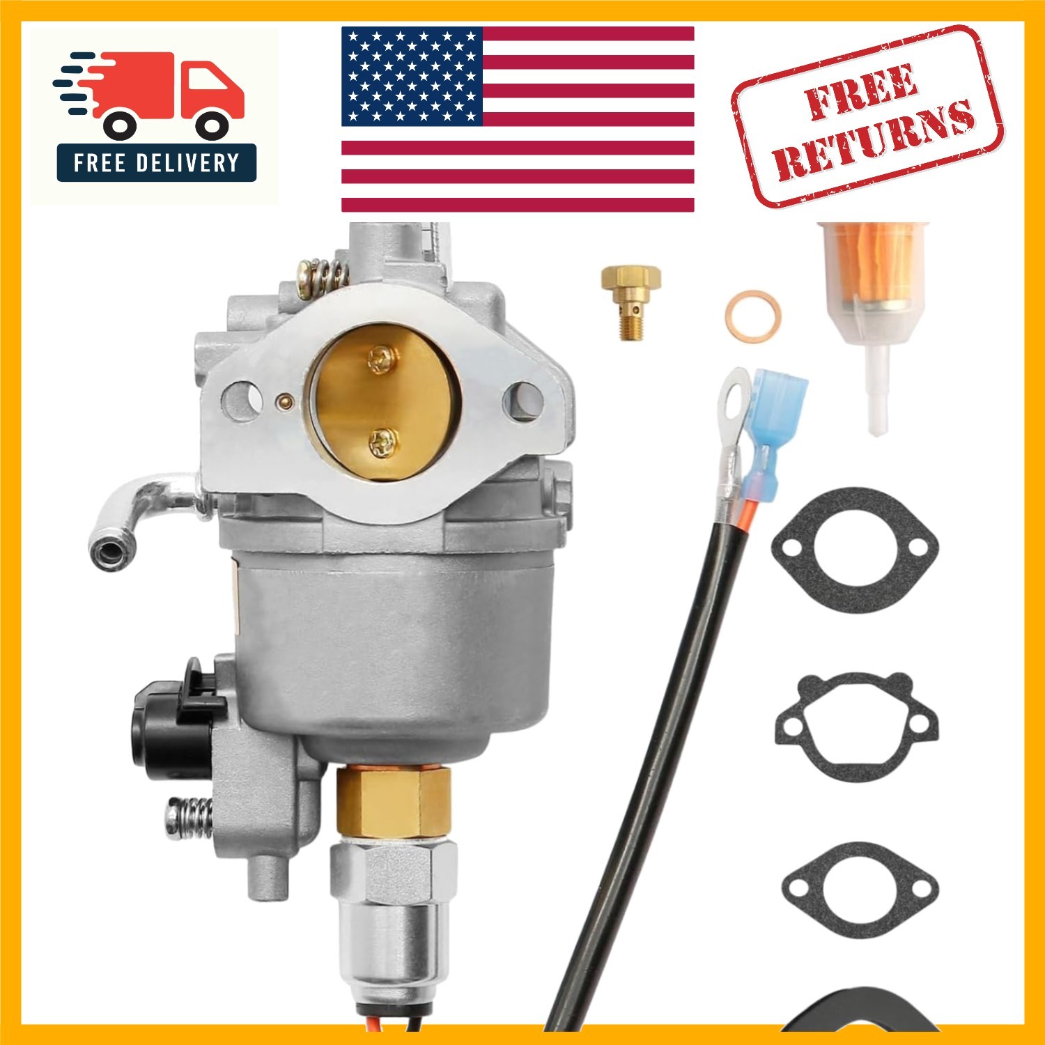Durable Onan Generator Carburetor & Gasket Set – Compatible with Multiple Models