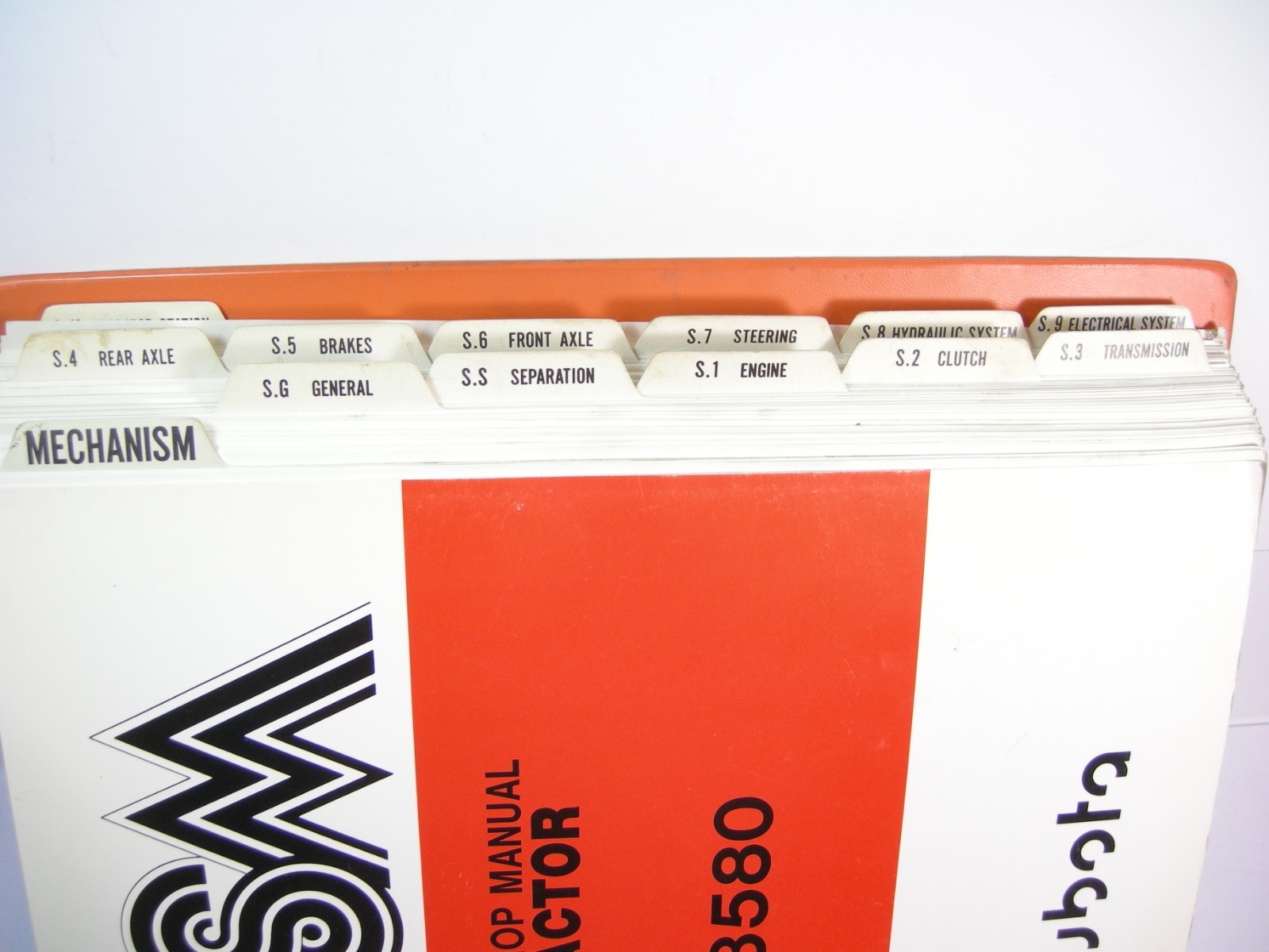 Original Kubota M8580 Tractor Workshop Shop Service Repair Manual