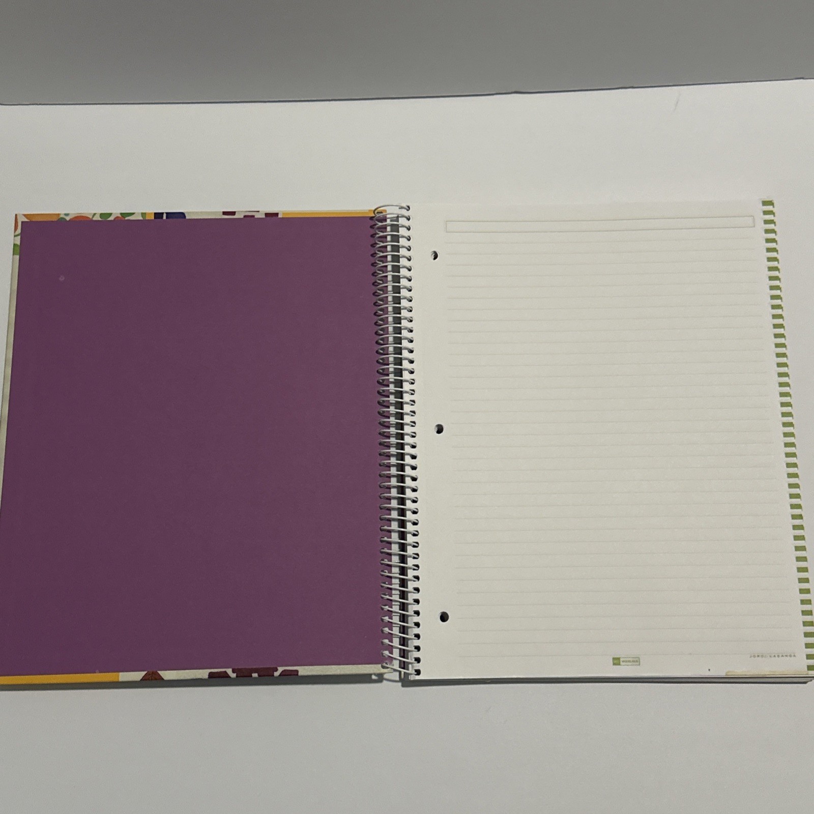JORDI LABANDA LARGE SPIRAL RING NOTEBOOK GRID RULED MADE IN SPAIN deadstock