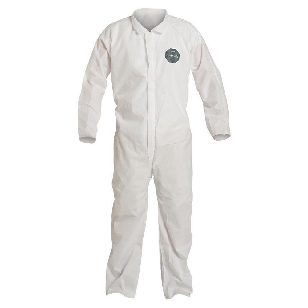 DuPont ProShield Disposable Coveralls White 2XL Open Ankle QTY25 PB120SWH2X00250