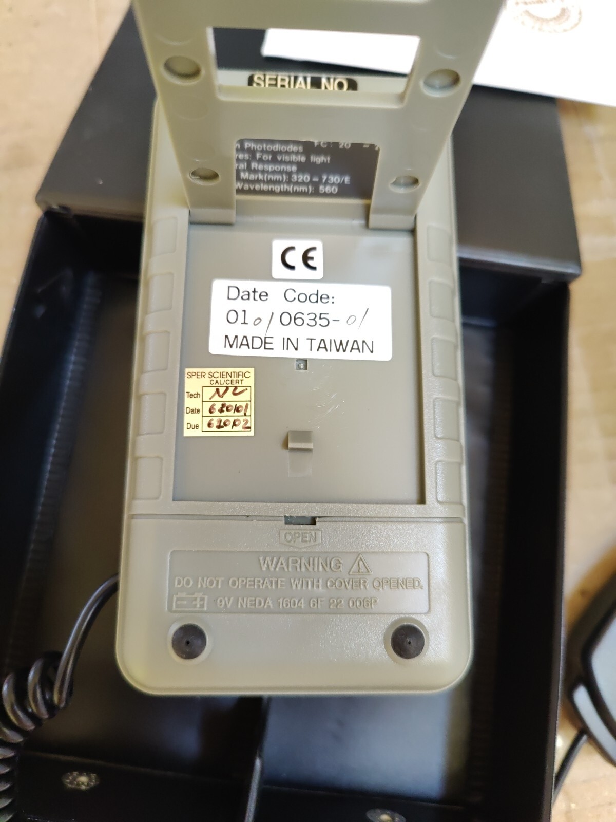 SPER Scientific Light Meter LUX/FC – Model 840020C – NIST Calibration