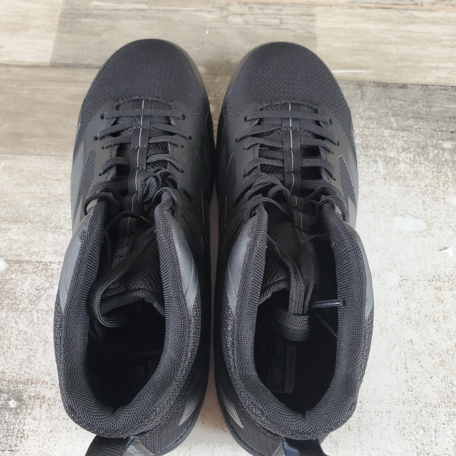 New Balance Evolve Mid Work Shoes Womens Sz 9.5 Black Safety Comp Toe Lace Up