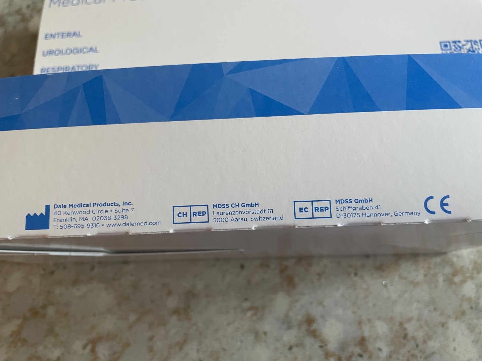 NEW- 24- Dale Tracheostomy Tube Holder- 240 Blue