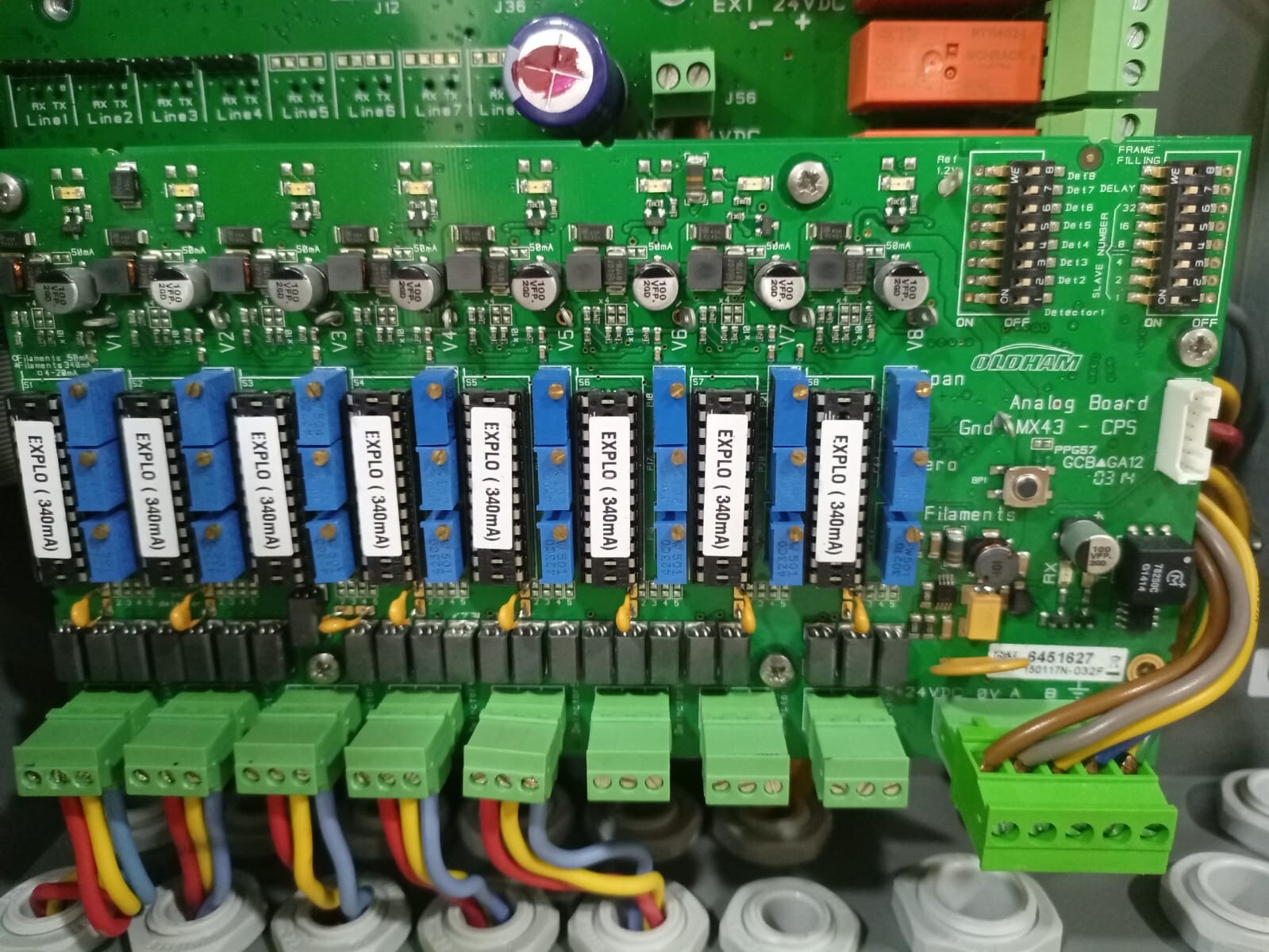 Oldham MX43 Analog And Digital Gas Detection Control Unit- W/O ANY ACCS.