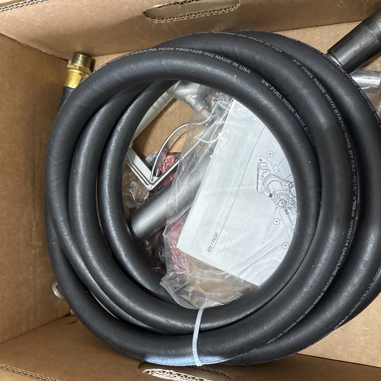 Fill-Rite FR610H 115V AC 15 GPM Fuel Transfer Pump with Nozzle.