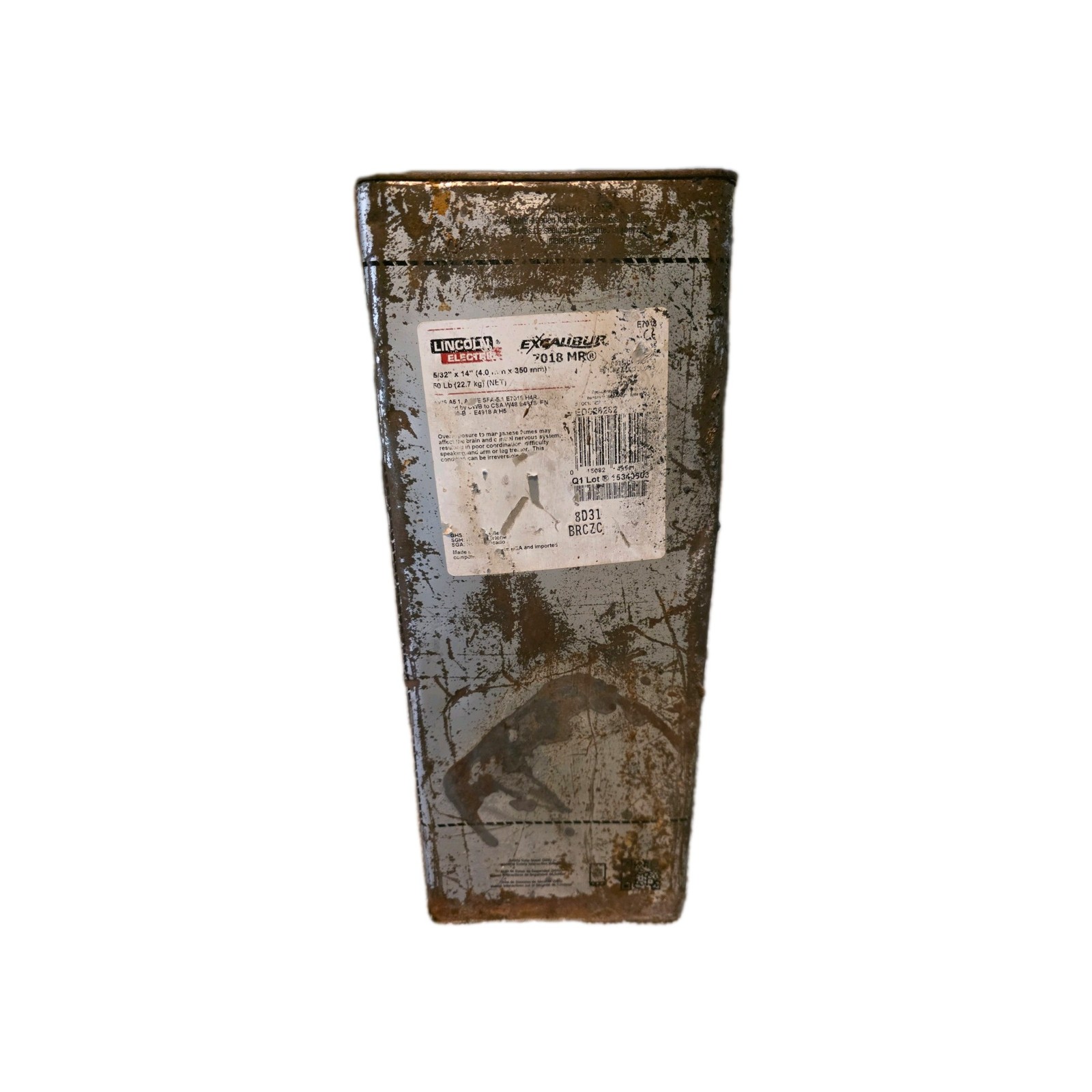 50 lbs Lincoln Stick Electrode Excalibur 7018MR, 5/32″ x 14″, Welding, E7018 AWS